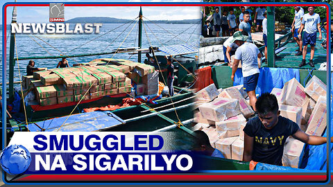 P8-M halaga ng smuggled na sigarilyo, nasabat ng Naval Forces Eastern Mindanao