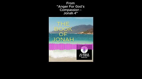 JONAH #podcast #podcastclip #throwback #asboldaslions #Bible #soundbites #reels #shorts