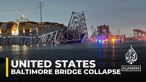 Francis Scott Key Bridge in Baltimore collapsed after a container ship ran into it