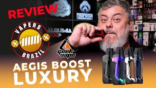 Geekvape Aegis Boost LE - A edição de Luxo - Review PTBR