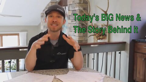 Today's BIG News & the Story Behind It [UPDATE: This video will remain LIVE ! See vid description]