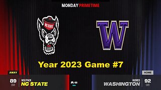 CFB 24 NC State Wolfpack Vs Washington Huskies Year 2023