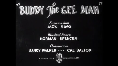 1935, 8-24, Looney Tunes, Buddy the gee man