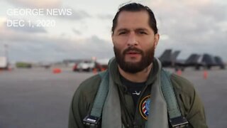 UFC Fighter 'GAMEBRED' Jorge Masvidal vs. Air Force Fighter Jet!