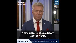 NL MEP Robert Roos: "The WHO Is Pushing For A Global Pandemic Treaty......