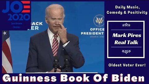 Joe Biden Voter - Oldest Ever at 121 Years of Age! Guinness World Record!