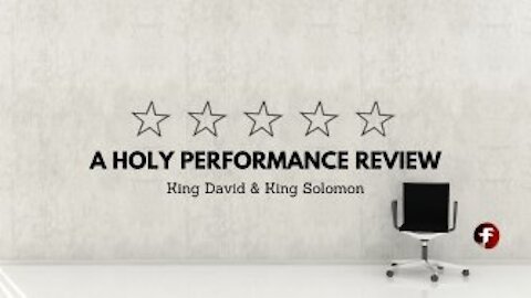 A Holy Performance Review-10/17/21