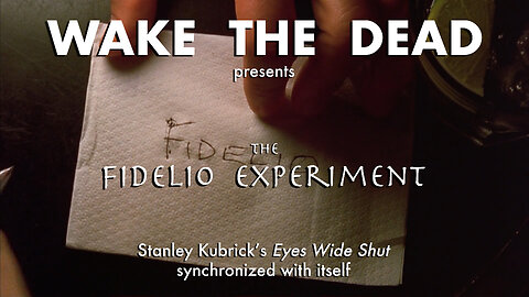 'Fidelio Experiment' Eyes Wide Shut synchronized with itself