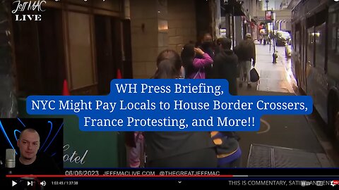 WH Press Briefing, NYC Might Pay Locals to House Border Crossers, France Protesting, and More!!