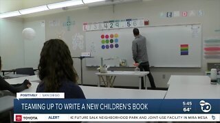Students collaborate with teacher to create children's book in North County