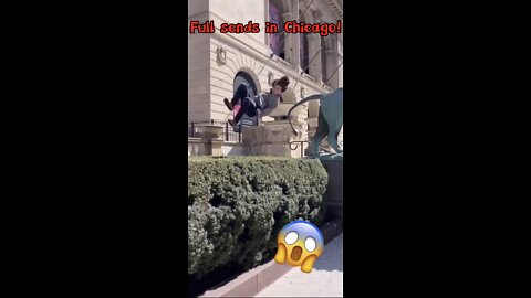 FLIPPING into the bushes at the art institute! (COPS CALLED)