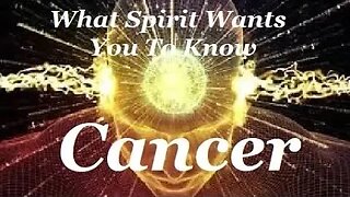 🕊️♋Cancer🌬️What Spirit Wants You To Know☄️October