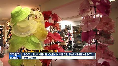 San Diego businesses cash in on Del Mar Races Opening Day fashion