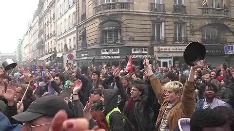 LIVE / En direct: Paris / France - Protesters gather over pension reform 17.04.2023 #manifestation