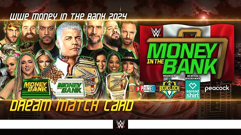 WWE Money in the Bank 2024 - Dream Match Card [v3]