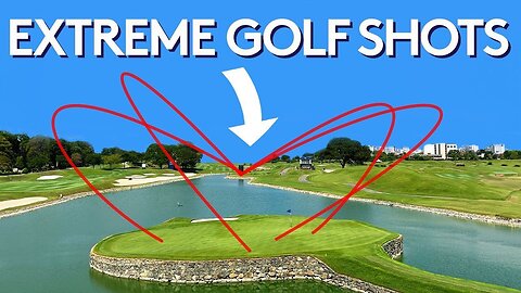Can Pro Golfers Hit An Island Green With A 100+ Yard Slice