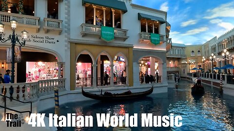 4K Italian World Music - Venetian Gondola Song | Nevada | Walk The Venetian Las Vegas | 20230313