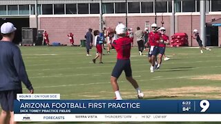 Arizona Football first practice