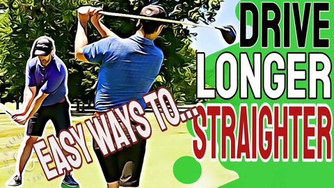 Easy Driver Golf Swing Tips To LAUNCH Longer And Straighter Golf Drives
