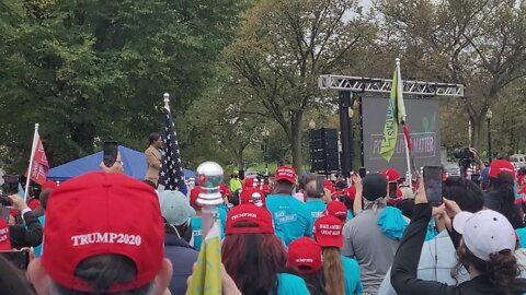 Candace Owens Drops Knowledge Bombs In Lafayette Park