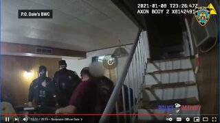 Hallucinating Man Armed With Knife Gets Shot by NYPD Cops - Bad Tactical Awareness One Lucky Cop