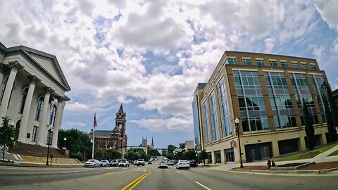 Driving Around Downtown Wilmington, North Carolina