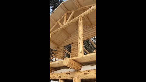 T and G pine looks so fine! #logcabin #logcabinbuild #offgrid