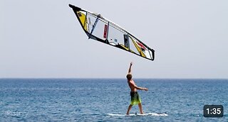 Steven Van Broeckhoven B-72. World Champion. Classic of freestyle windsurfing