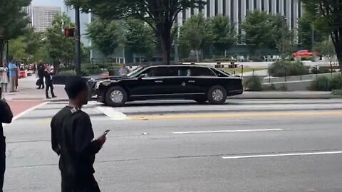 The Biden Excitement Is Palpable… Tens Of People Line Streets To See Motorcade Pass Through Atlanta