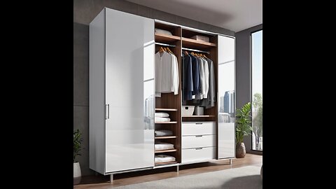 Elegance Redefined:High-End Bed and Wardrobe Finishes with Luxurious Color Shades and Lighting .