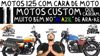 Motos 125 com cara de MOTO: 11 motos que cairiam muito bem no BRASIL de ARAKE