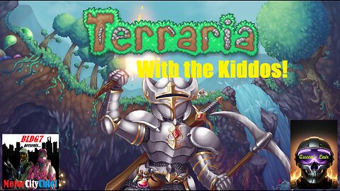 Terraria with the Kiddos! Episode #1 We defeated Skeletron!