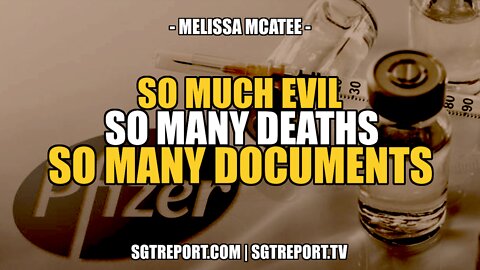 SO MUCH EVIL, SO MANY DEATHS, SO MANY DOCUMENTS -- MELISSA MCATEE