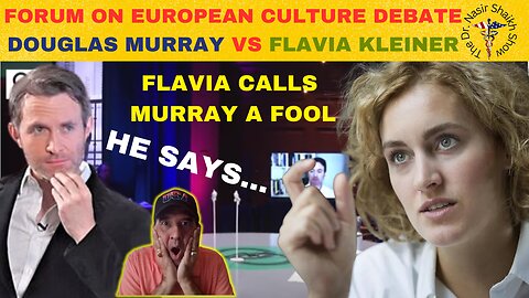 Debate Sparks Fly as Epic Clash of Ideas Starts to Become Heated Douglas Murray vs Flavia Kleiner