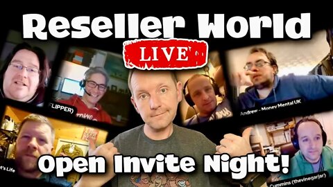 eBay & Reselling Open Invite Night! | Reseller World LIVE
