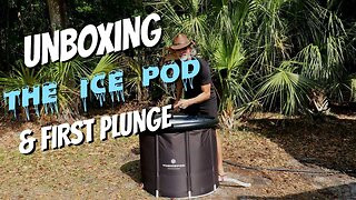 Unboxing and first plunge in the Ice Pod from The Pod Company