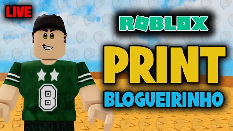 Roblox ao vivo - Print blogueirinho.