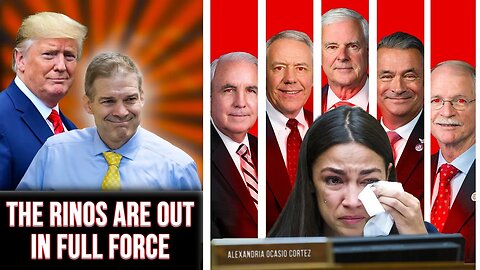 Jim Jordan For Speaker Is Causing AOC To Lose Her Mind! Rinos Currently Stand In Jim Jordan's Way