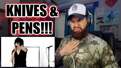 Black Veil Brides - Knives and Pens (OFFICIAL VIDEO) REACTION!!!