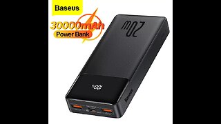 Power Bank Biopow com Display Digital 20W Baseus