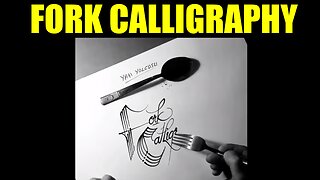 Fork Calligraphy