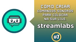 Como criar comandos sonoros para sua live.