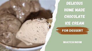 3-Ingredient Bliss: Easy Homemade Chocolate Ice Cream