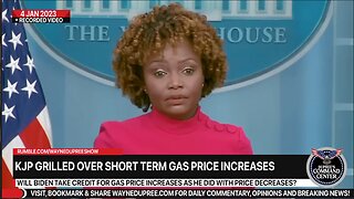 Karine Jean Pierre Grilled Over Short Term Gas Price Increases