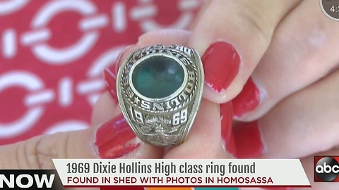 Woman trying to reunite class ring with owner