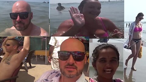 India's Russian Beach, #goa, #bikini, , #solo, #travel, #vlog,