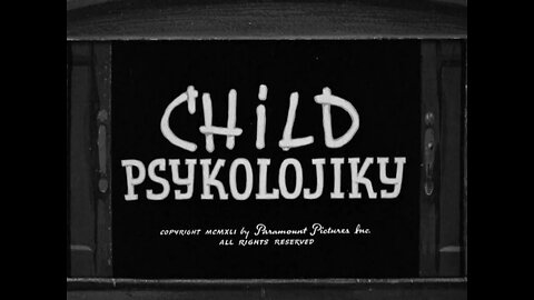Popeye The Sailor - Child Psykolojiky (1941)
