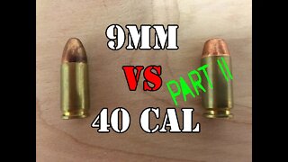 9mm vs 40 Head to Head: Impact Test