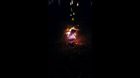 Campfire in the Backyard