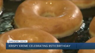 Krispy Kreme celebrates 85 years by giving away 1 year of free donuts to 8,500 people